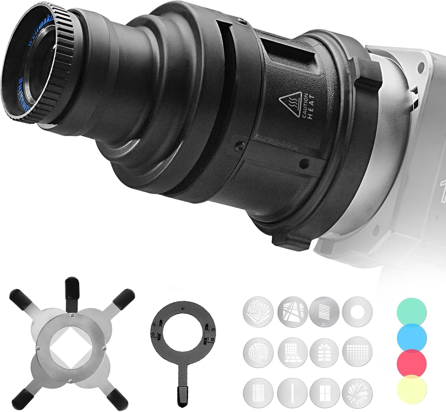 WELLMAKING S-80 Bowens Mount Optical Snoot Spotlight Kit Review