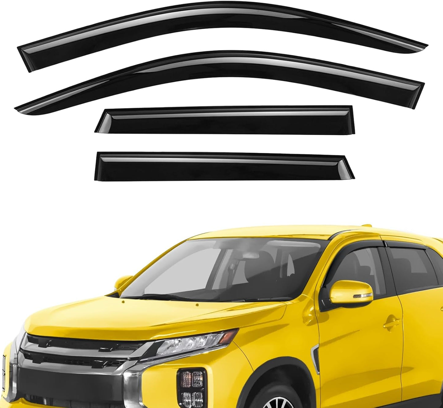 Extra Durable Window Deflectors for Mitsubishi Outlander Sport