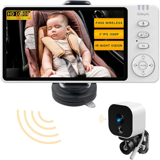 Max. Range 1000FT HD Baby Monitor