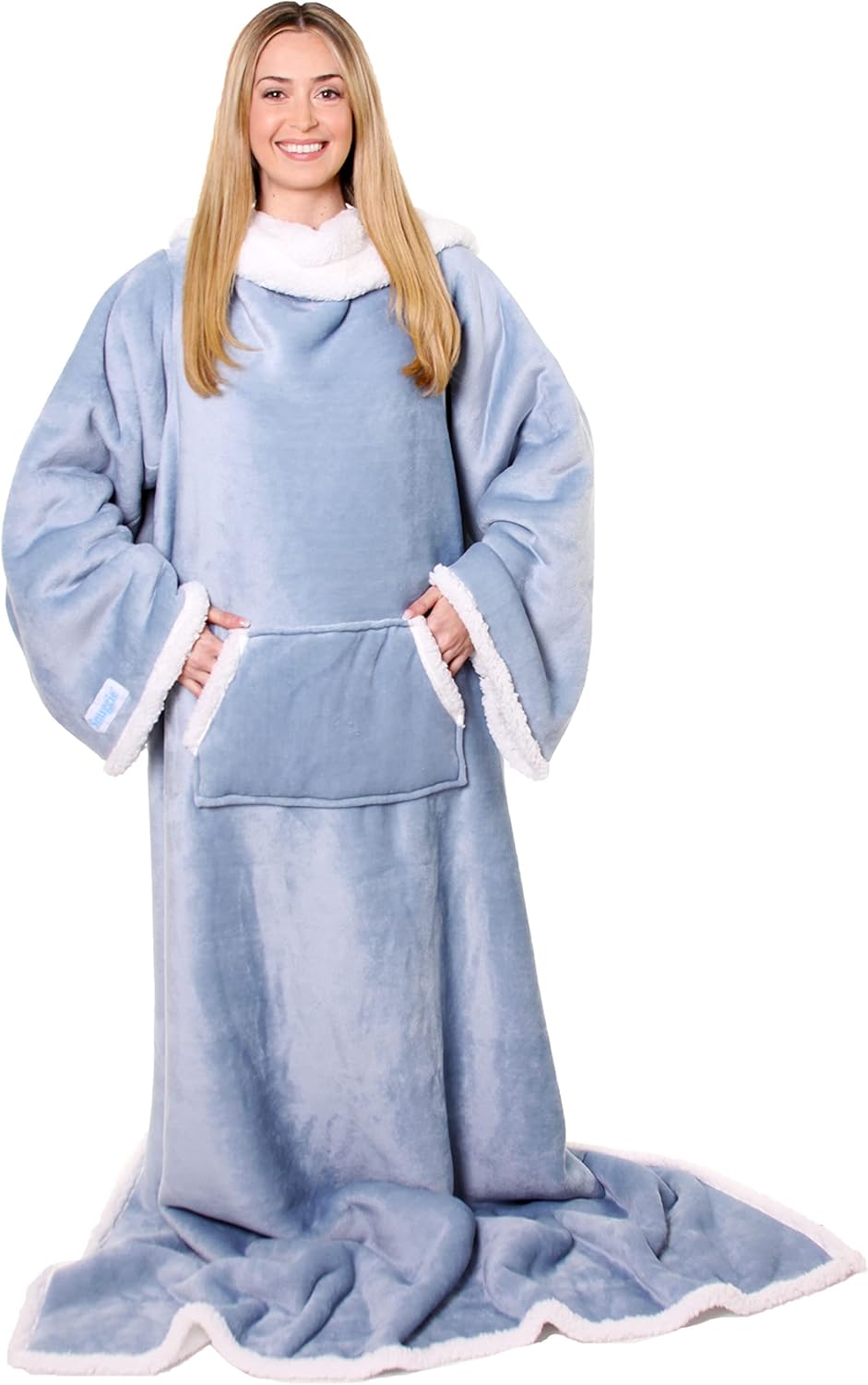 Snuggie Sherpa Wearable Blanket for Adults - Cozy & Warm