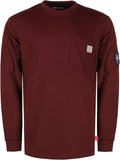 FR Crewneck Work Shirt for Men - 7oz Midweight Flame Resistant
