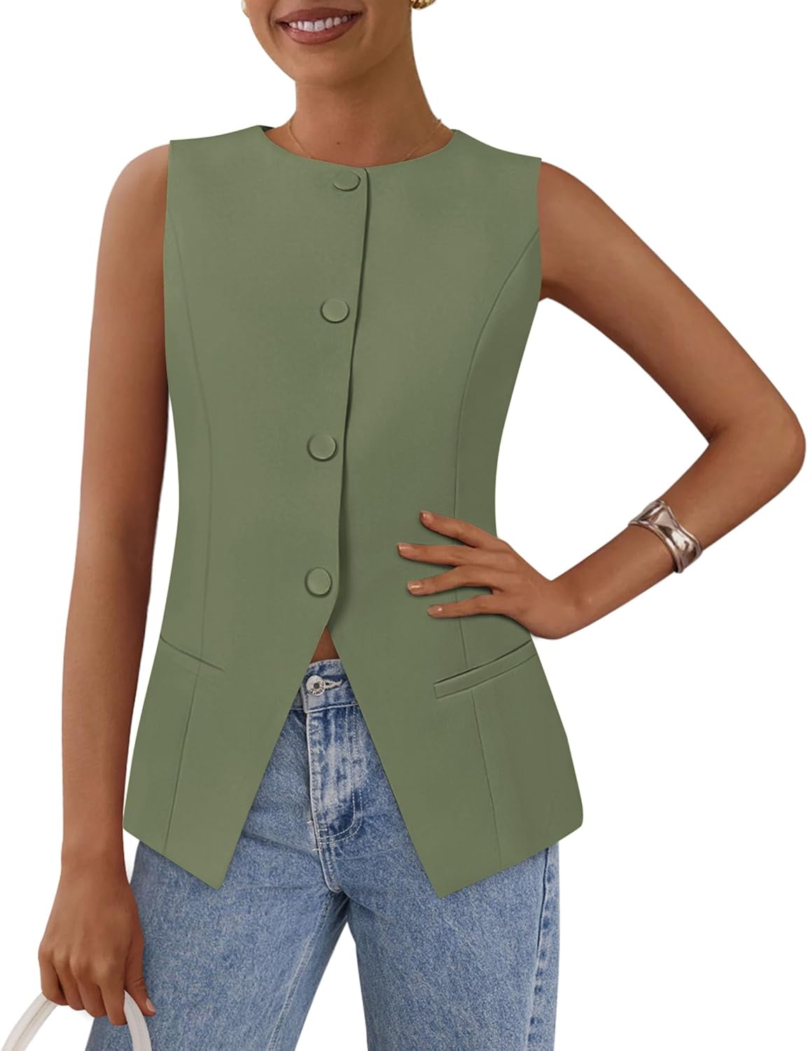 PRETTYGARDEN Women's Summer Suit Vest Tops for Stylish Looks