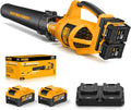ALLOYMAN 40V Max Cordless Leaf Blower - Dual Battery 650CFM Power