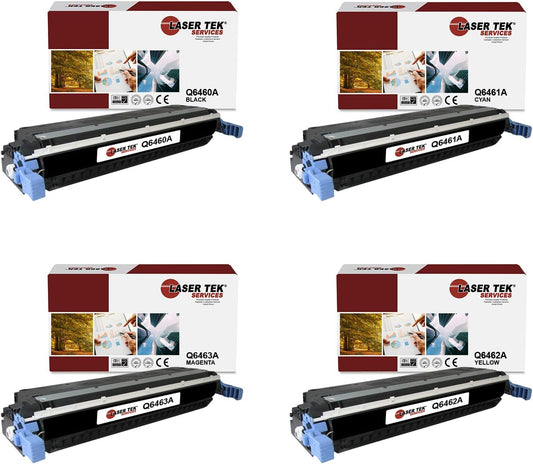 Laser Tek Services HP 644A Toner Set - Vibrant Color Printing!