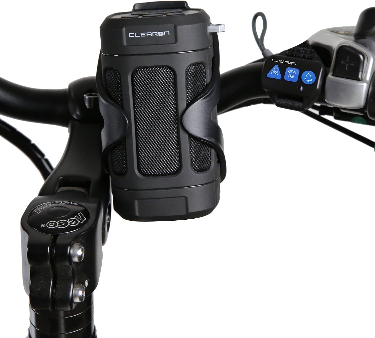 Clearon Wireless Speaker - Premium Sound, Waterproof, Bike Mount