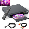 DVD Player for TV - All Region Free DVD Player with HDMI Upscaling