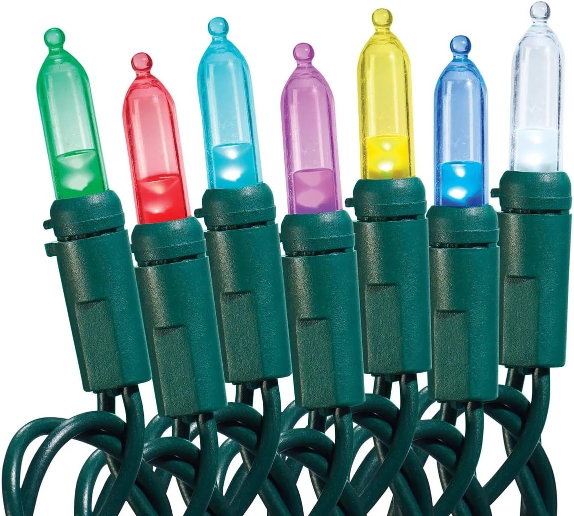Sylvania Stay Lit Platinum Strings Christmas Lights - 200 LED