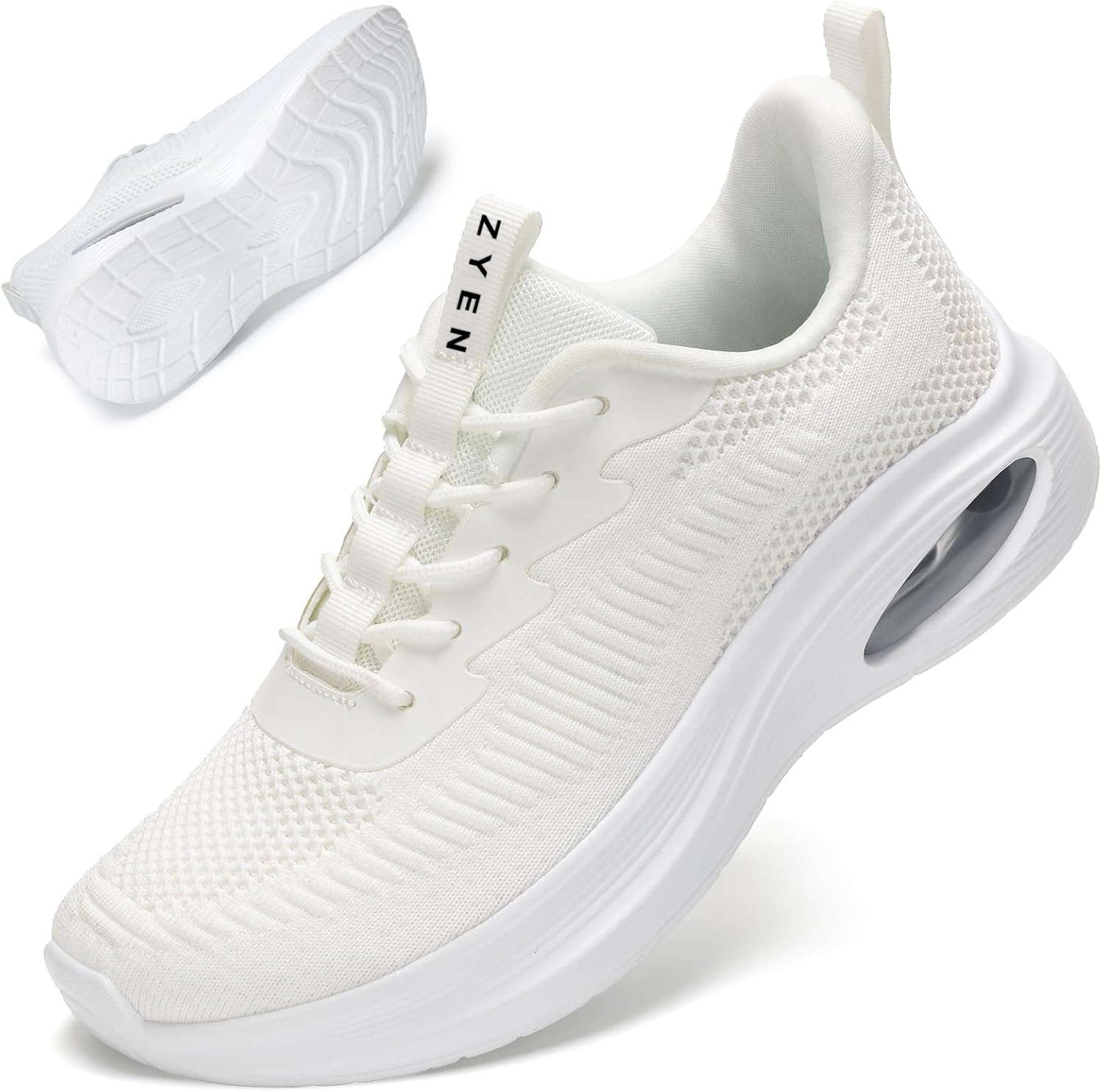 ZYEN Wide Toe Box Shoes for Women - Comfortable Athletic Sneakers