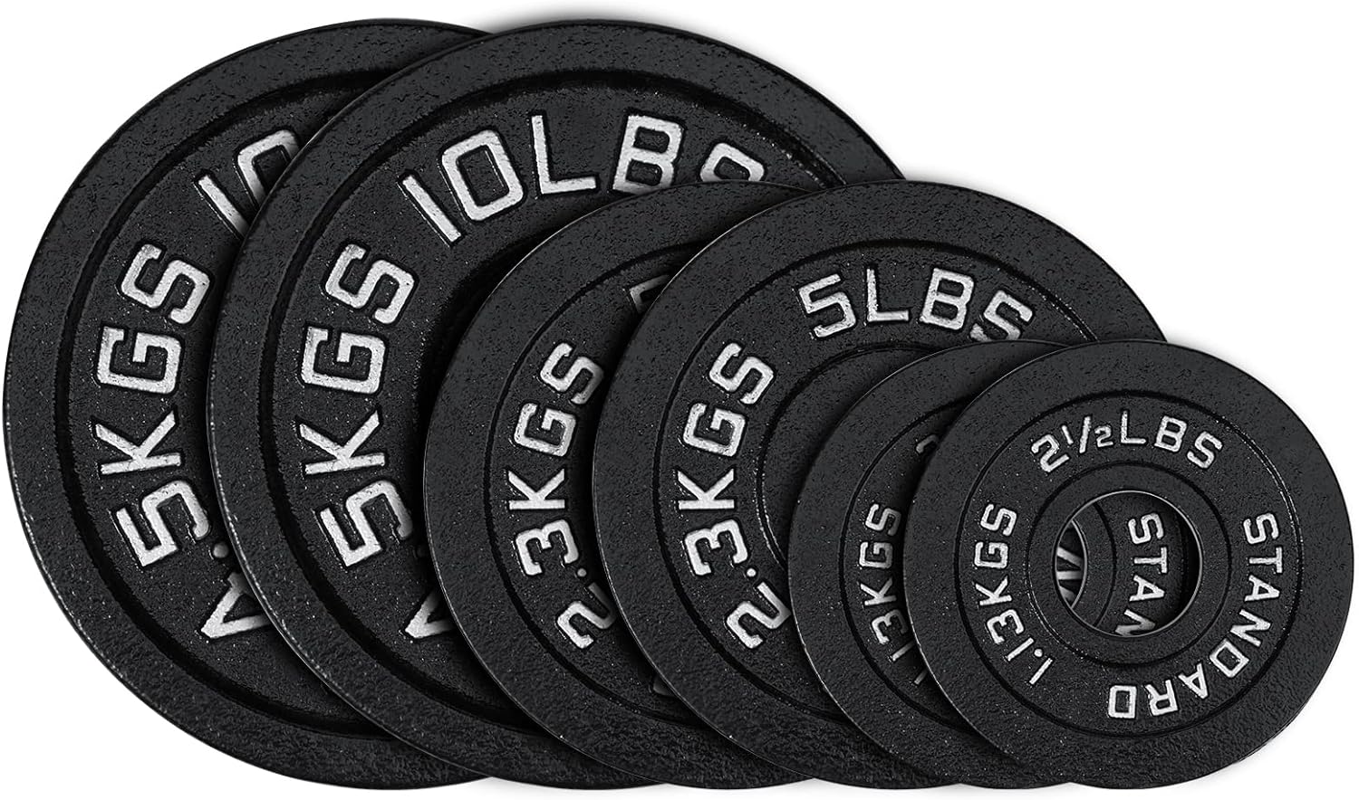 Cast Iron Olympic Weight Plates Set for Strength Training