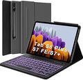 Samsung Galaxy Tab S8 Plus/S7 Plus/S7 FE Keyboard Case 12.4 in
