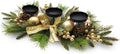 Christmas Table Centerpieces Decorations, 27.5 in Gold Ball - Festive