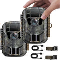 CAMPARKCAM 2 Pack: 36MP Trail Camera for Wildlife, 2K Motion Activated, Wide-Angle Lens