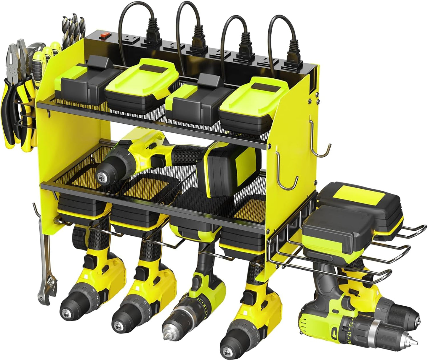 CCCEI Modular Power Tool Organizer Wall Mount Charging Station