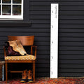 Boho Growth Chart for Wall - Wooden Kids Height Board