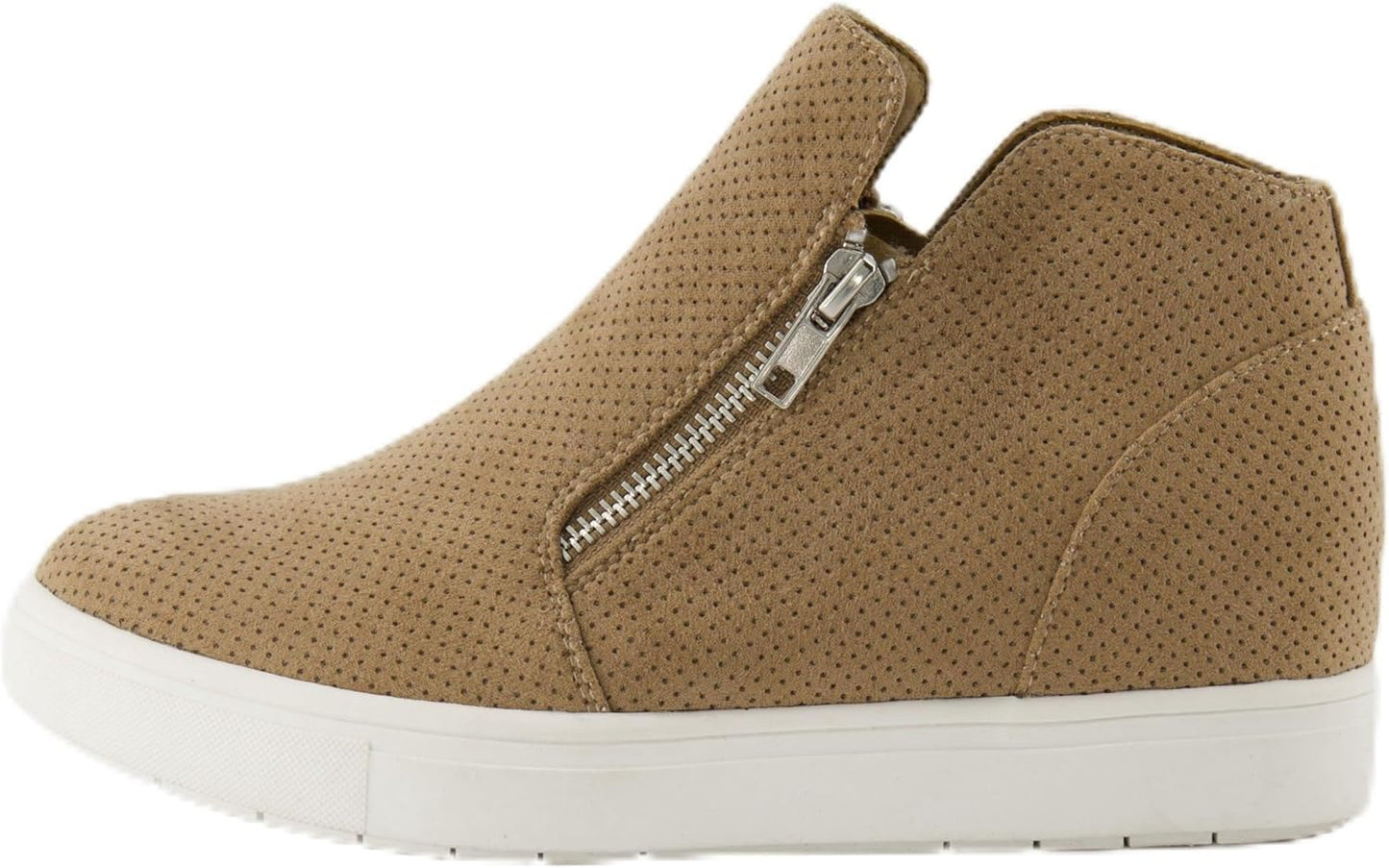 CUSHIONAIRE Women's Hart Hidden Wedge Sneaker for Comfort