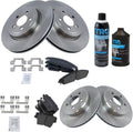 TRQ Brake Pad & Rotor Kit Compatible with 2005-2019 Chrysler 300
