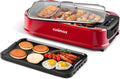 Smokeless Indoor Grill and Griddle - 1500W Electric Grill with Glass