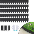 Steel Landscape Edging 6-Pack 40in x 6in - Flexible Garden Border