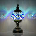 Turkish Moroccan Table Lamp Lantern with Handmade Mosaic Glass