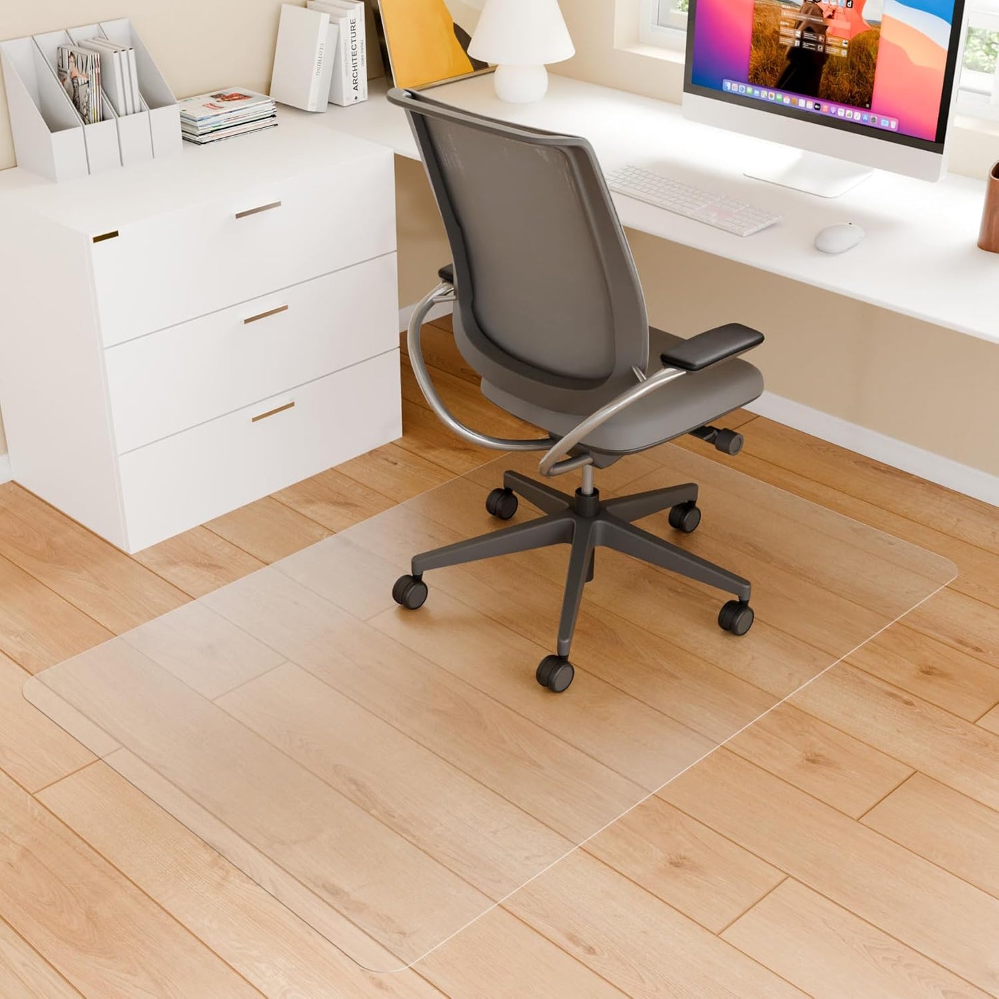 Office Chair Mat for Hard Floors - Durable Clear Protector