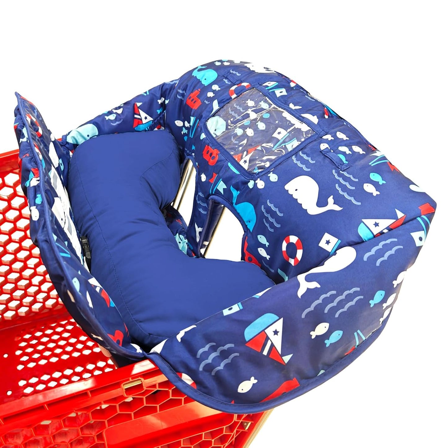 2-in-1 Soft Pillow Cart Cover for Baby - Portable & Padded!