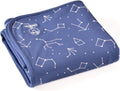 Woolino Toddler Blanket 4-Season Merino Wool Baby Blanket - Night Sky