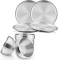 HaWare Kids Plates and Bowls Set for Safe Self-Feeding