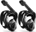 Full Face Snorkel Mask for Adults with Camera Mount - Foldable 180