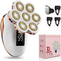 2-in-1 Electric Razors for Women - 7D Rechargeable Rotary Shaver