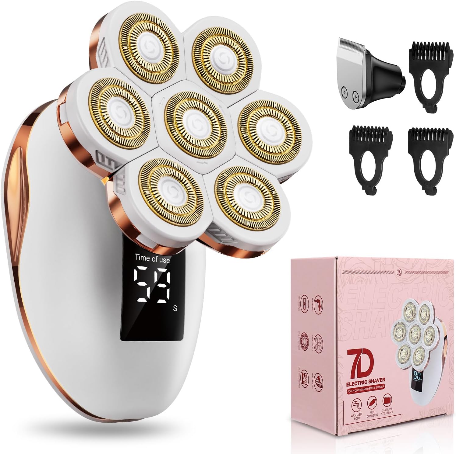 2-in-1 Electric Razors for Women - Wet/Dry Grooming Kit