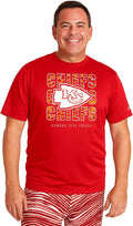 Stylish NFL Men's Short Sleeve Tee with Team Graphic for Fans