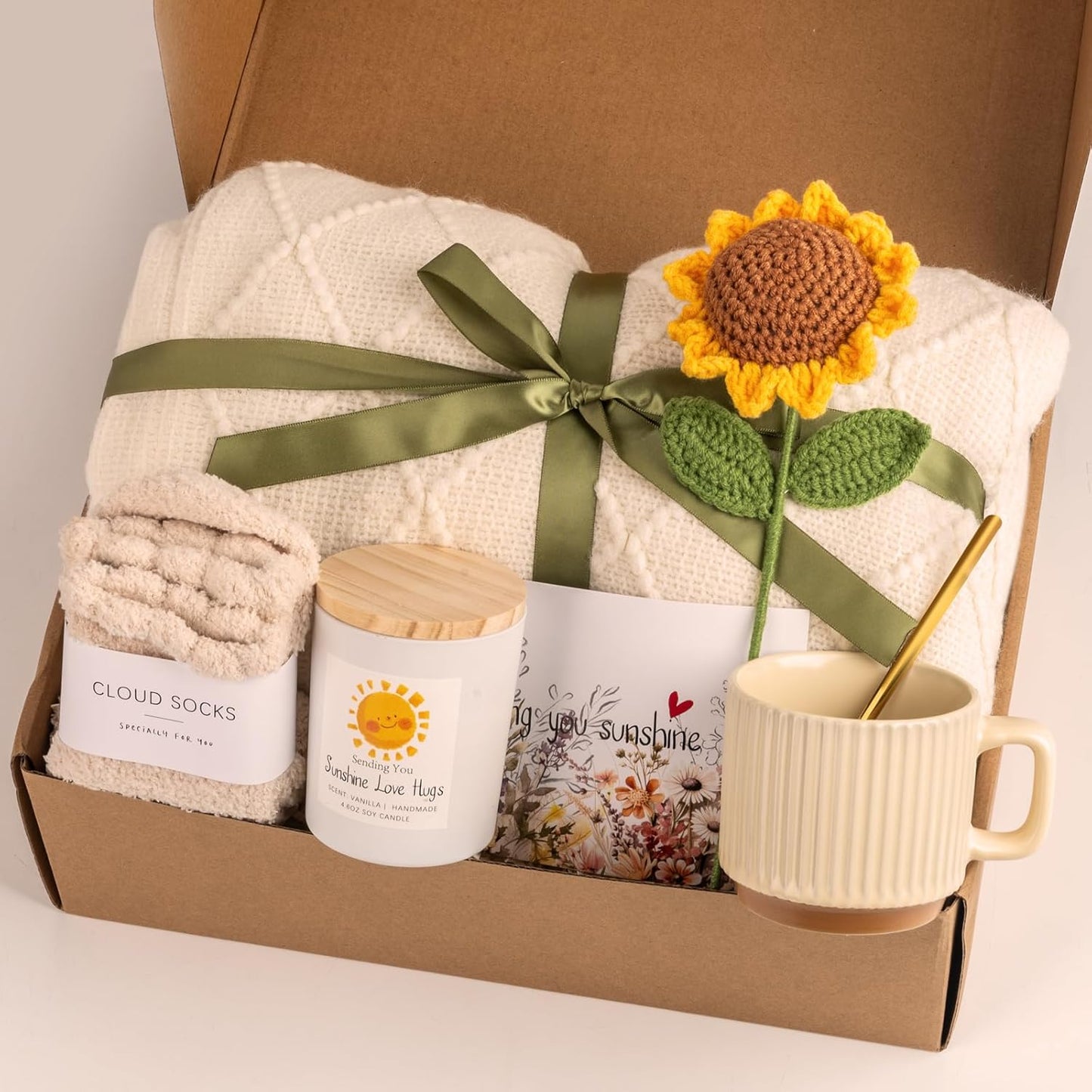 Sending Sunshine Sunflower Care Package for Women and Friends