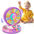 Learning Toy for 1 Year Old Girls - Interactive Spin and Sing Toy