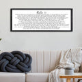 Psalm 91 Christian Wall Art 32in x 12in - Inspirational Bible Verse