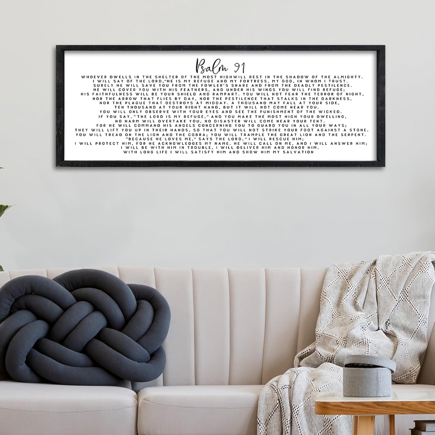 Inspirational Bible Verse Wall Art Decor for Home and Office
