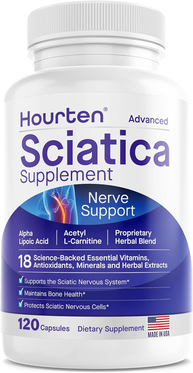 Advanced Sciatic Nerve Support Relief with 18 in 1 Formula