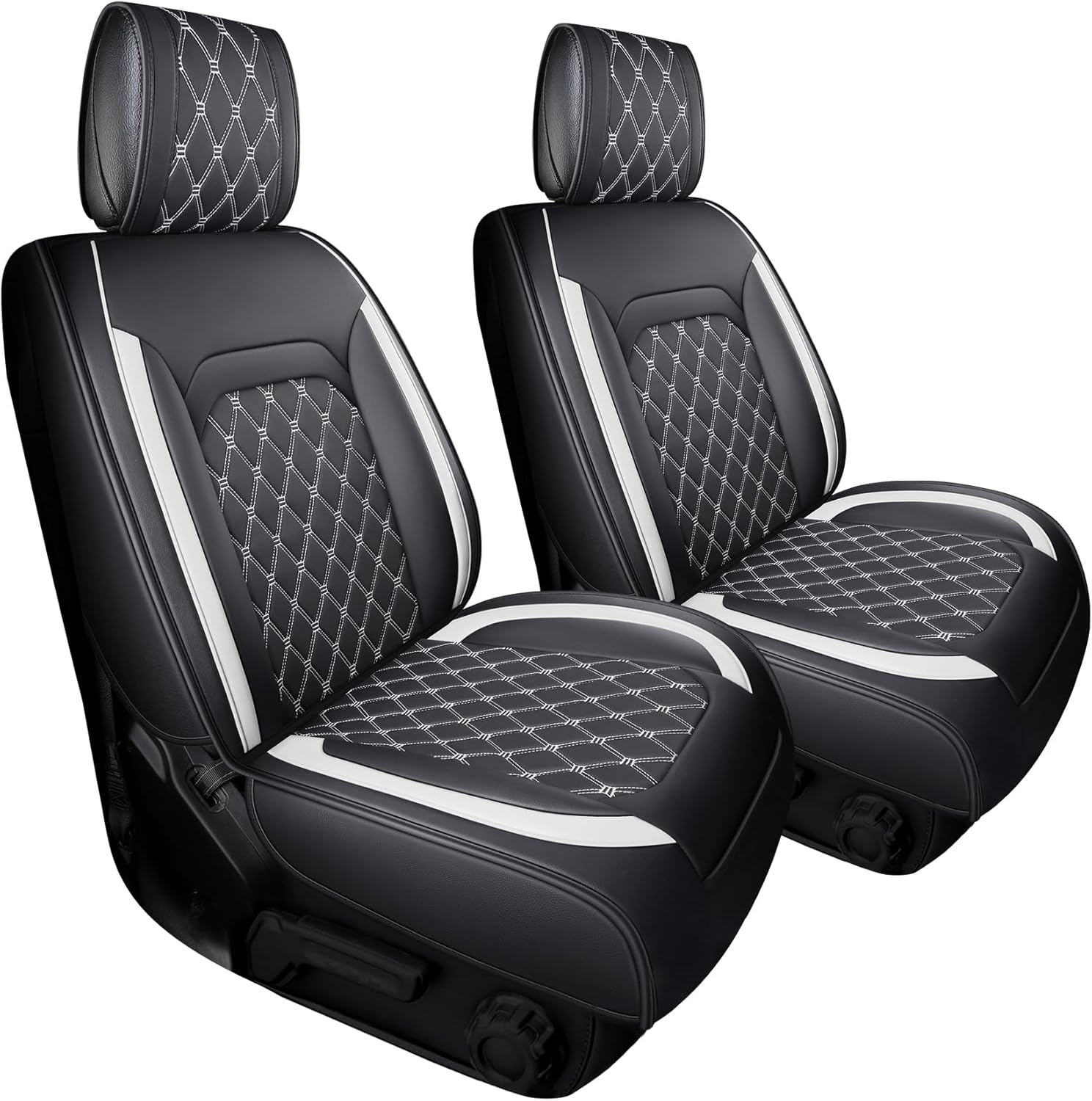 Custom Fit Waterproof Leather Seat Covers for Wrangler JK JL