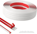 Duzzy Wall Corner Protector Trim 40 ft - Flexible Peel and Stick Guard