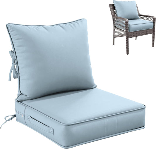 Premium Outdoor Seat Cushion Set for Patio Furniture Comfort