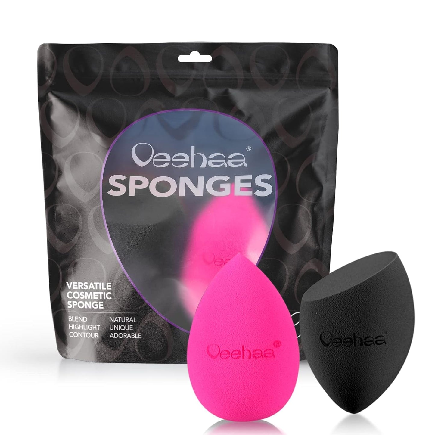 Latex-Free Makeup Sponge Set for Flawless Coverage