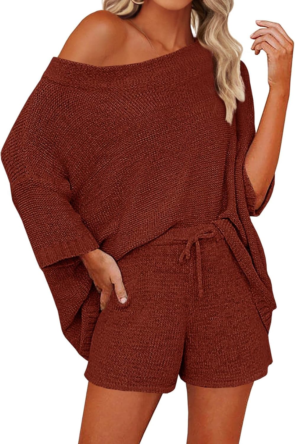 Mafulus Women's 2 Piece Outfits Sweater Sets for Cozy Style