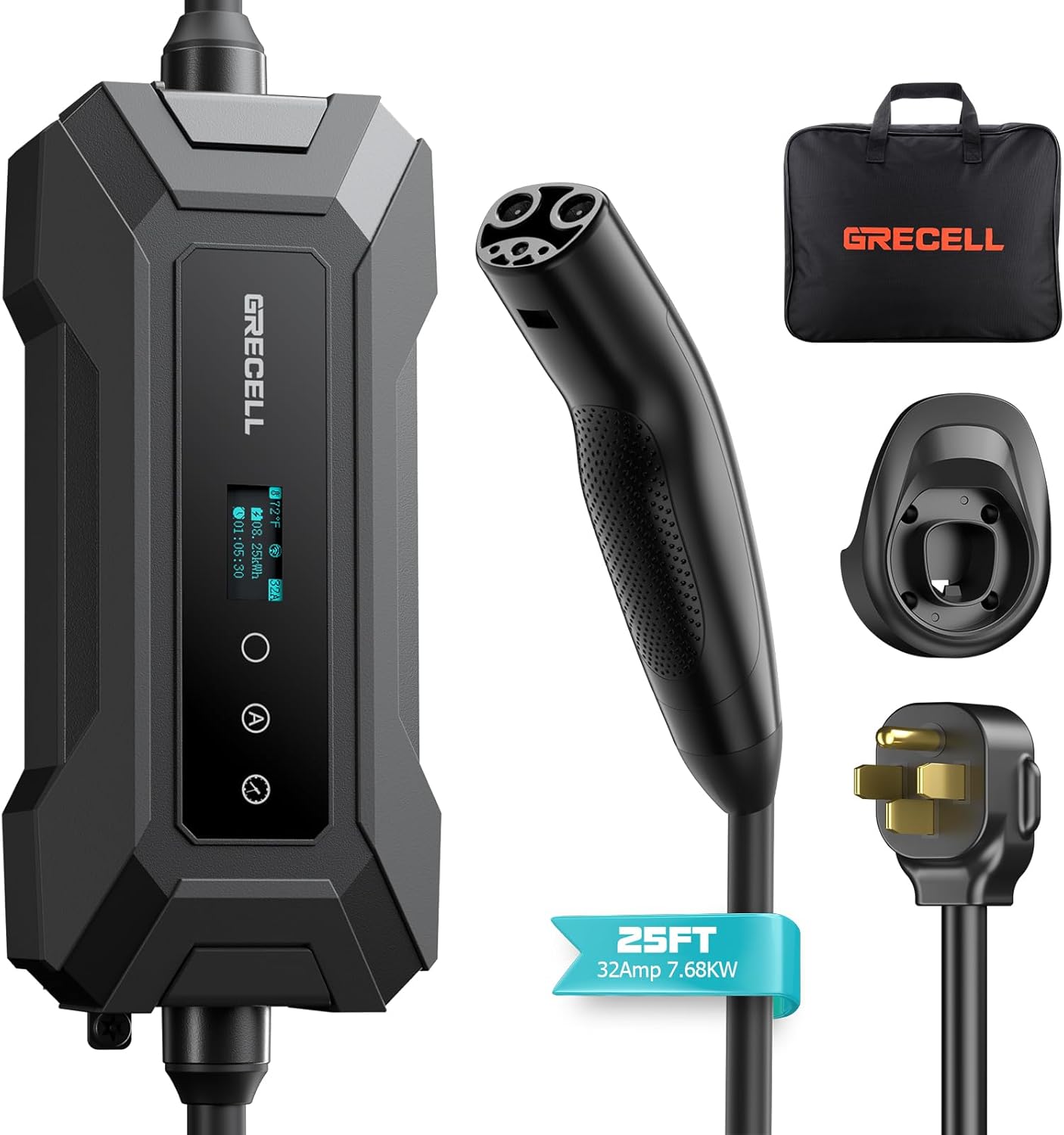 Fast Charge Anywhere with GRECELL Level 2 Charger