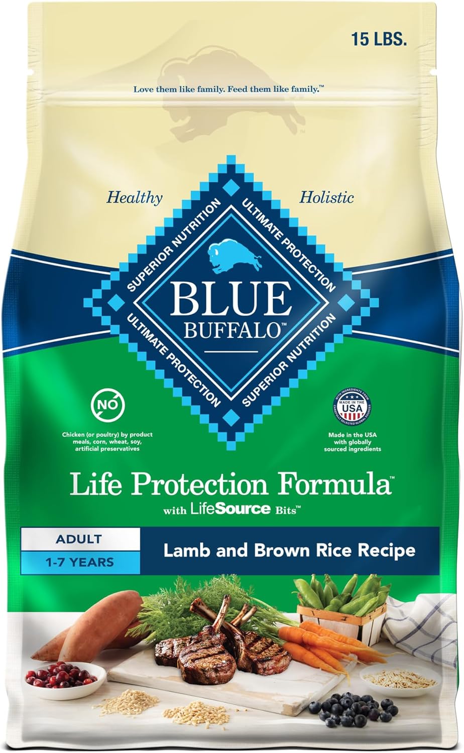 Blue Buffalo Life Protection Formula Dry Dog Food for Strong Muscles