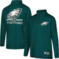 Ultra Game Youth NFL Official Super Soft Quarter Zip Long Sleeve STYLE