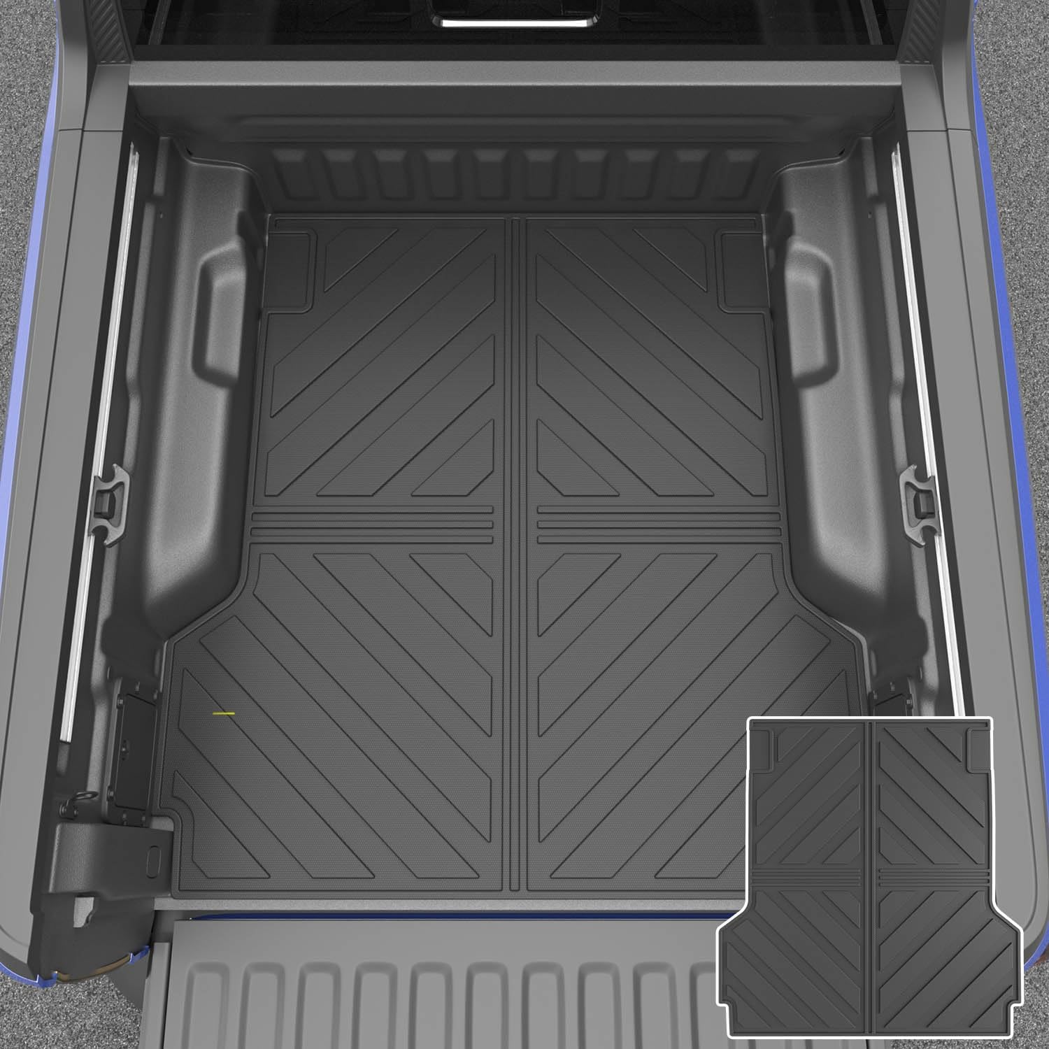powoq Truck Bed Mat for 2022-2024 Ford Maverick - Durable Cargo Liner
