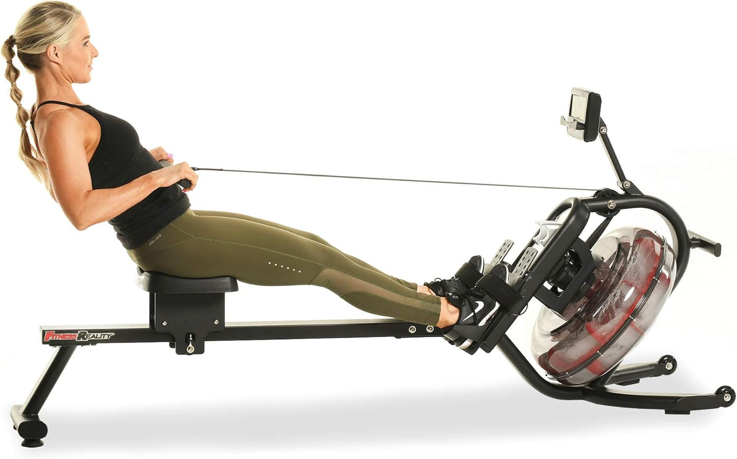 Fitness Reality Water Rowing Machine | 300 lb Weight Capacity