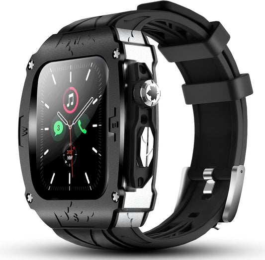 Luxury Metal Case for Apple Watch 8 7 6 5 4 SE 44mm 45mm