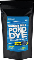 Airmax Pond Dye Packets Nature's Blue Colorant for Large Pond - Fast