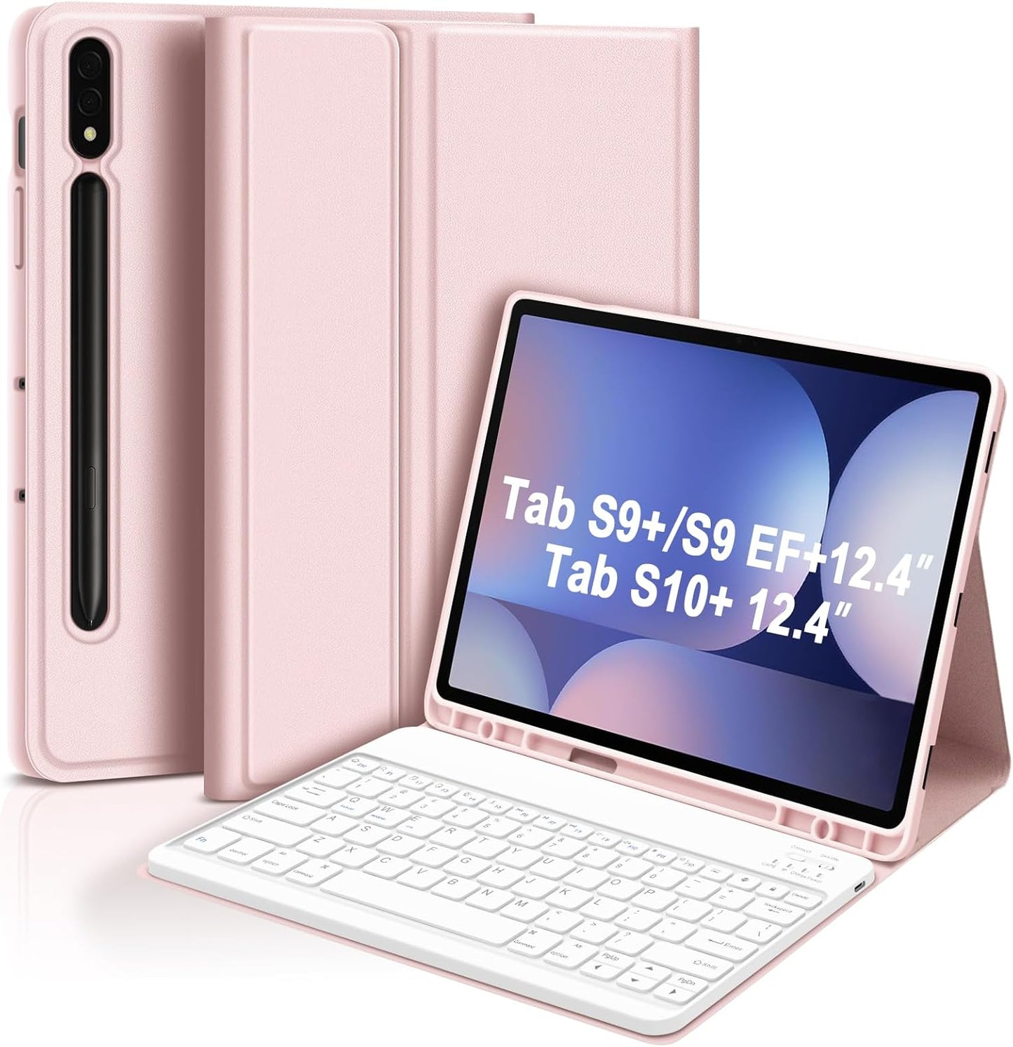GOKOCO Keyboard Case for Samsung Galaxy Tab S10+/S9+ 12.4 in
