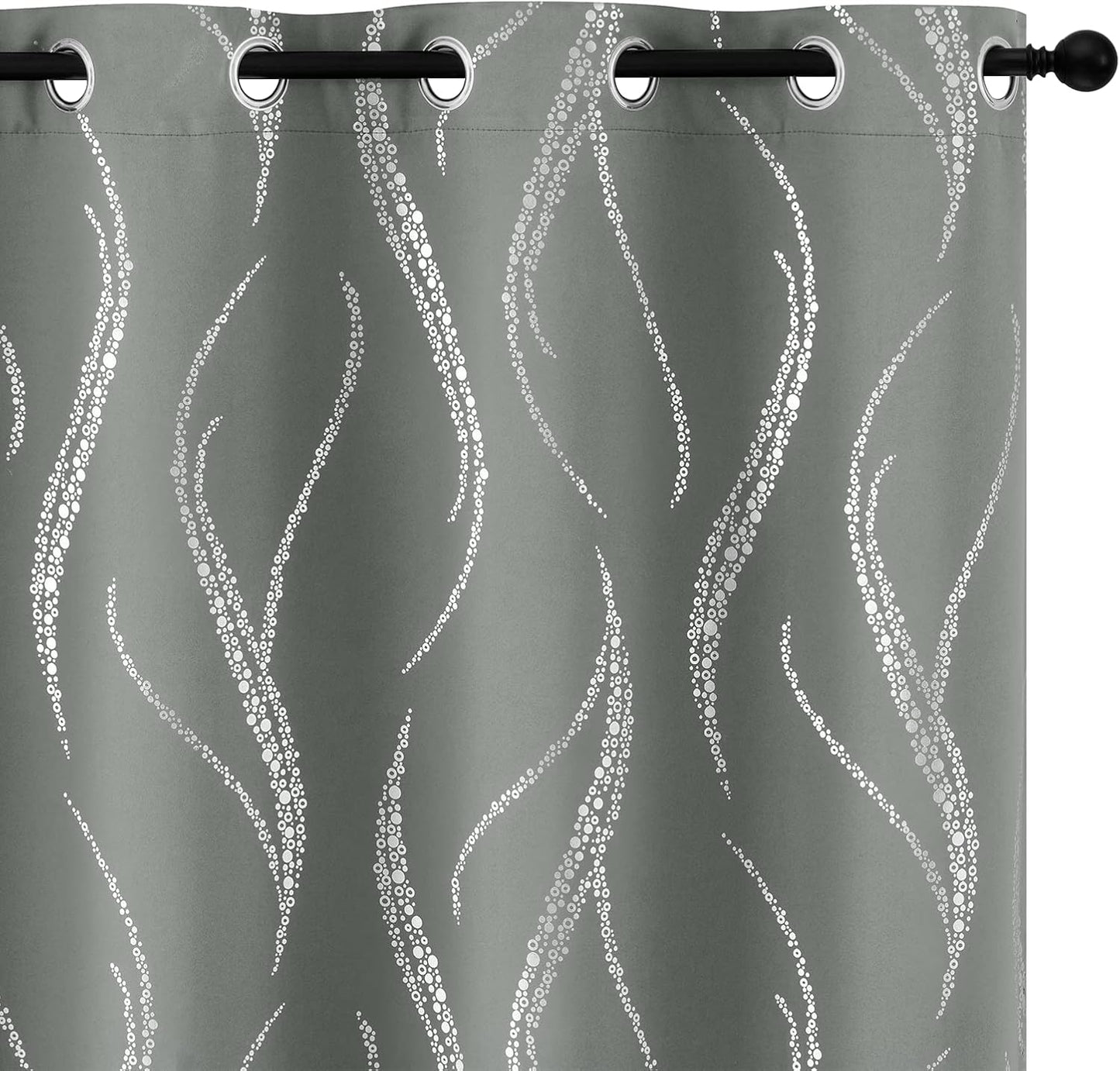 Yakamok Blackout Curtains for Living Room and Bedroom Decor